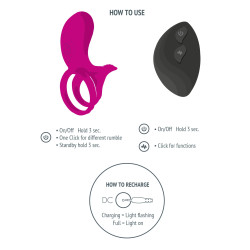 Xocoon Cockring vibrant Annel Stim 30mm